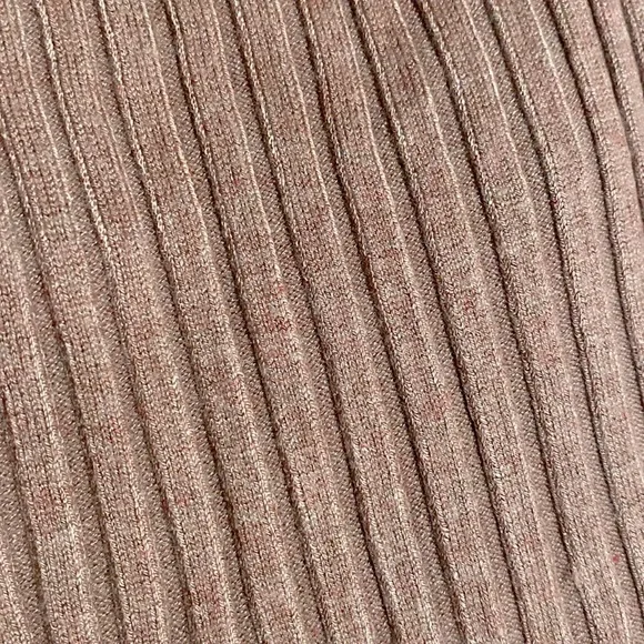 NWOT [Anthropologie] Maronie High Waist Brown Ribbed Pencil Skirt Women’s Sz L - Picture 6 of 7